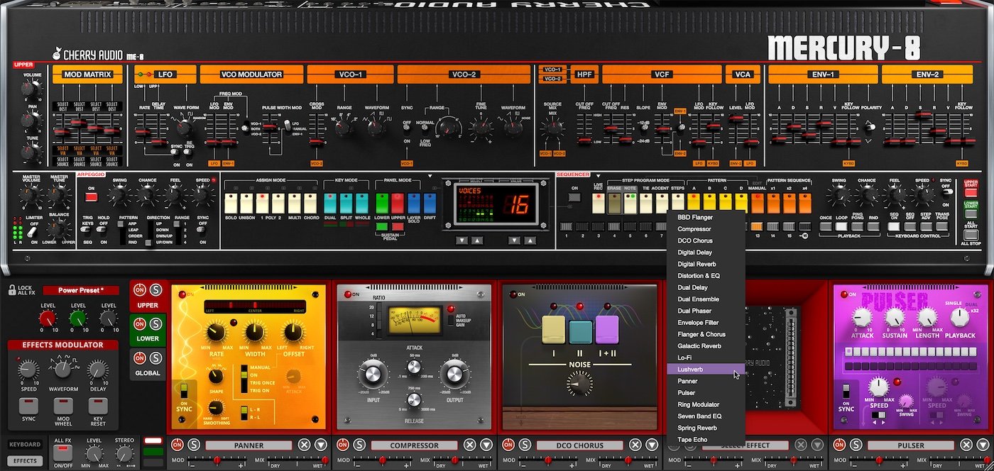 Cherry Audio - Mercury-8 Screenshot 2