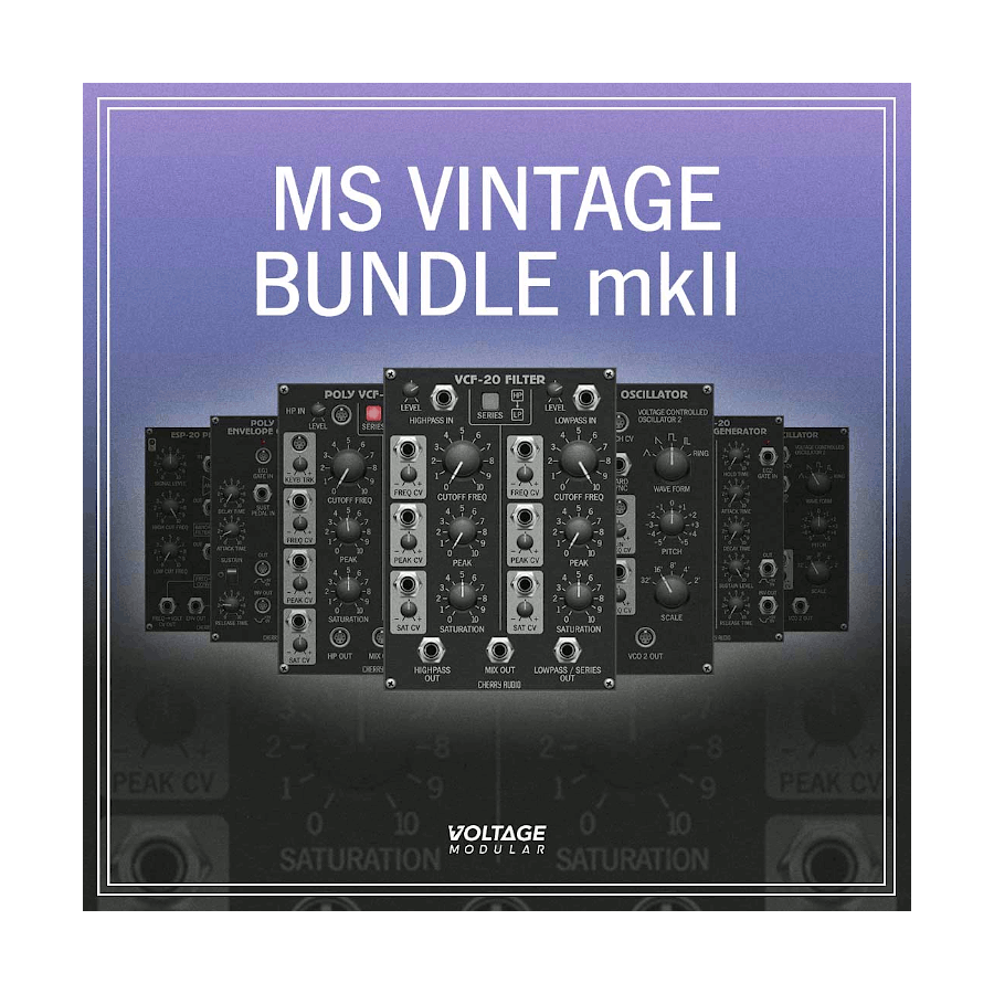 Cherry Audio - MS Vintage Bundle MKII Plugins & FX Software GUI Artwork