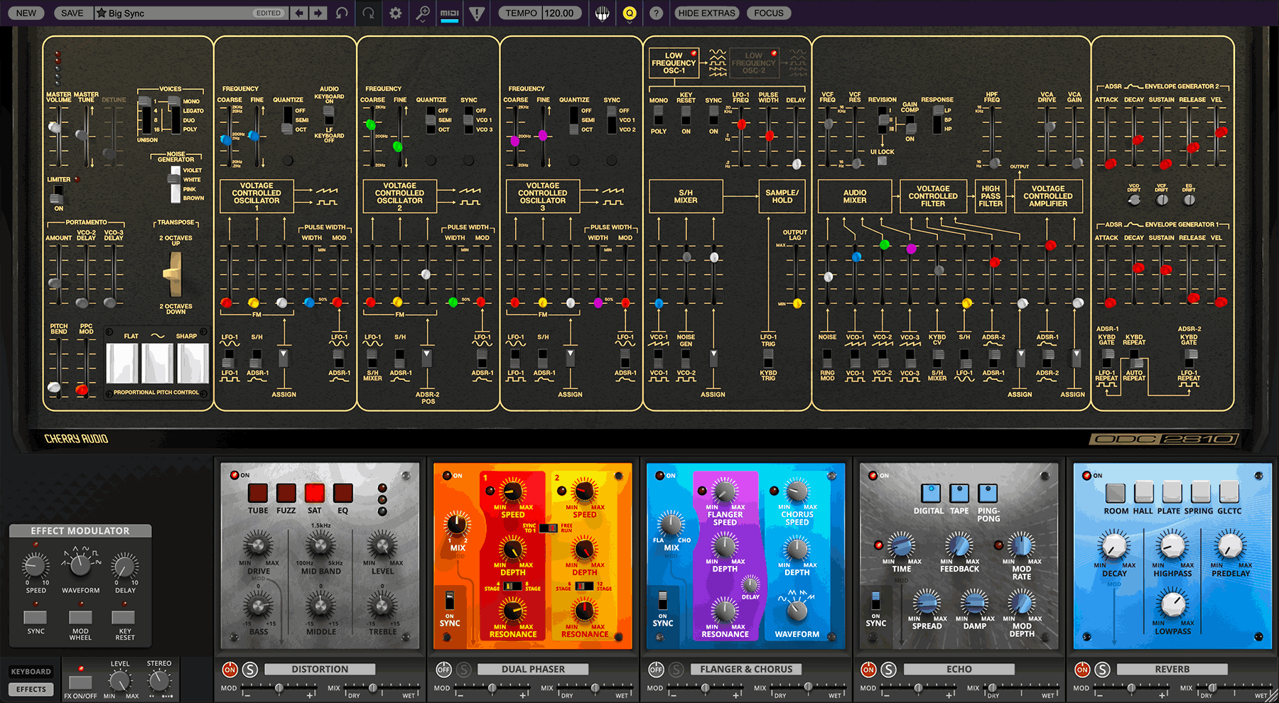 Cherry Audio - ODC 2800 Synthesizer Screenshot 2