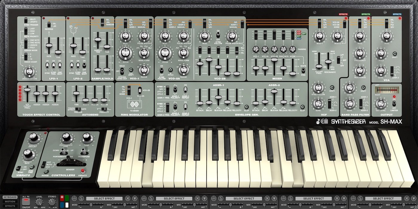 Cherry Audio - SH-MAX Plugins & FX Software GUI Artwork