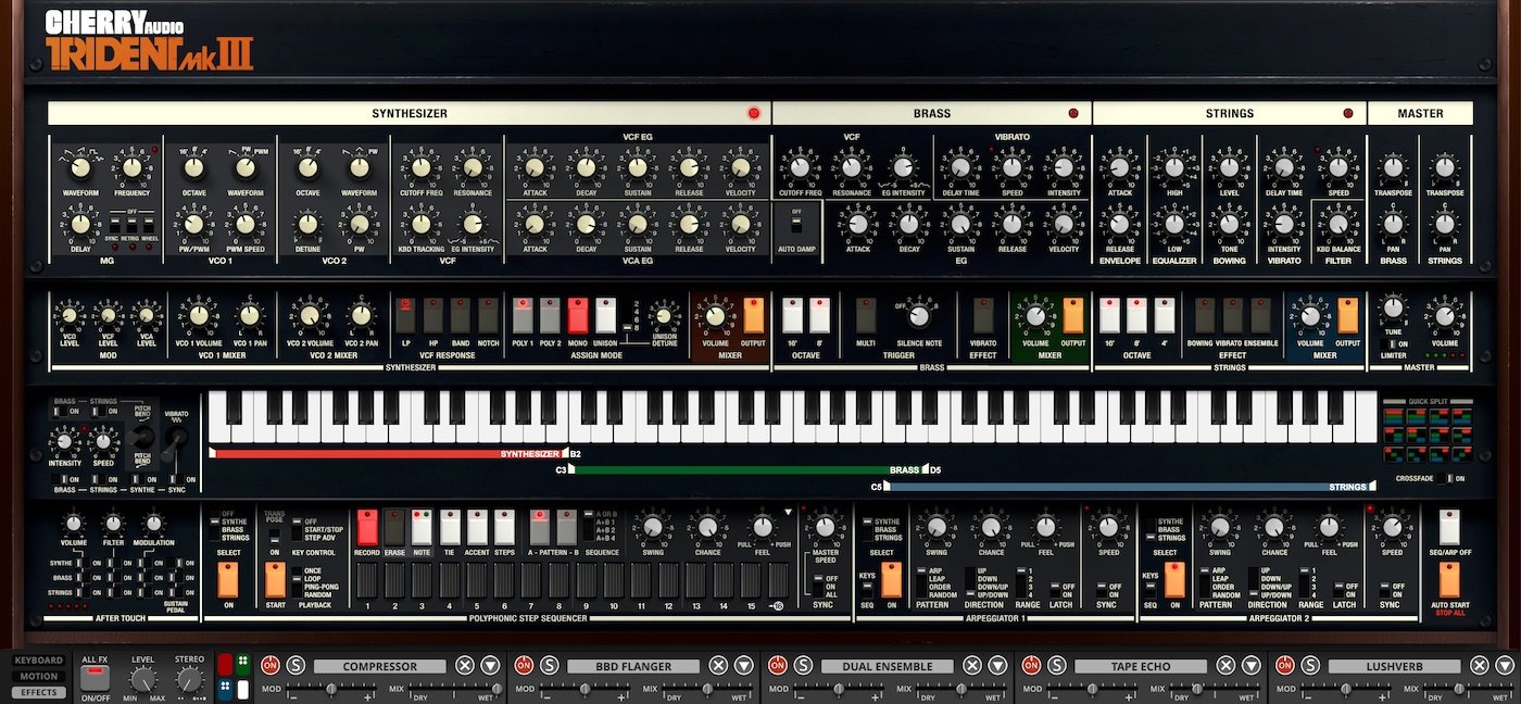 Cherry Audio - Trident Mk III Screenshot 2