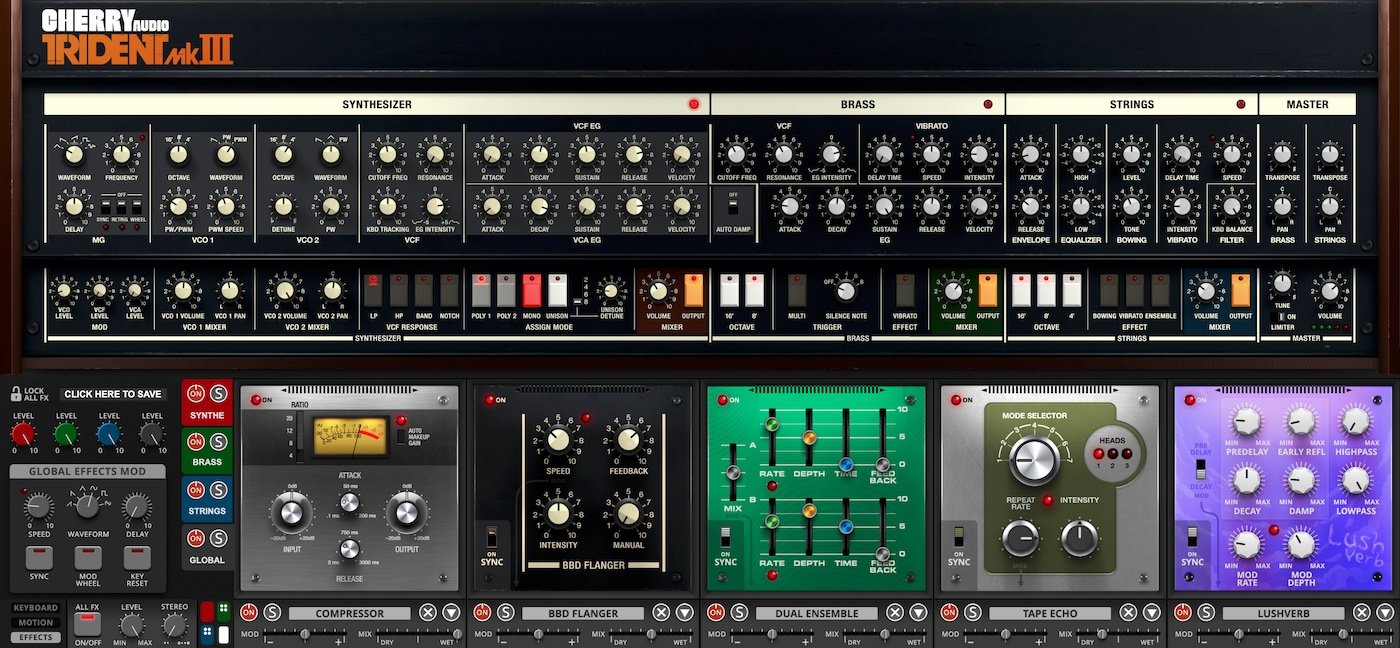 Cherry Audio - Trident Mk III Screenshot 3