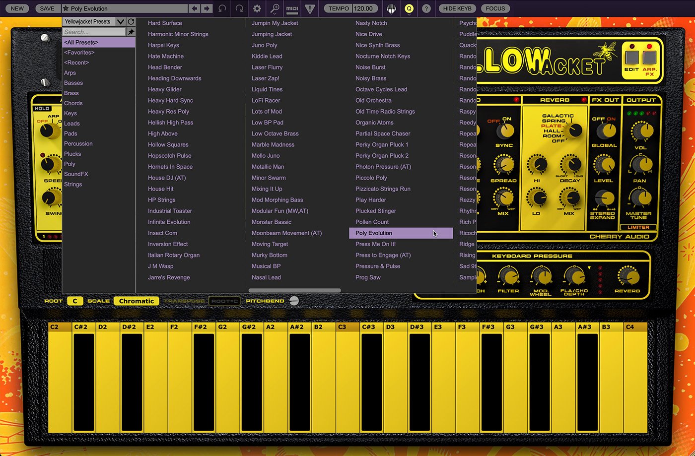 Cherry Audio - Yellowjacket Synthesizer Screenshot 3