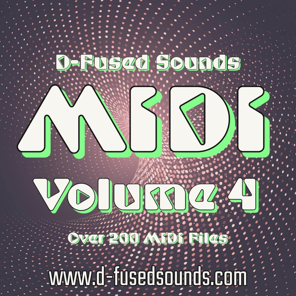 D-Fused Sounds - MIDI Vol. 4 Sample Packs Software GUI Artwork
