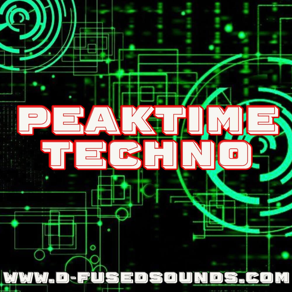 D-Fused Sounds - Peak Time Techno Sample Packs Software GUI Artwork