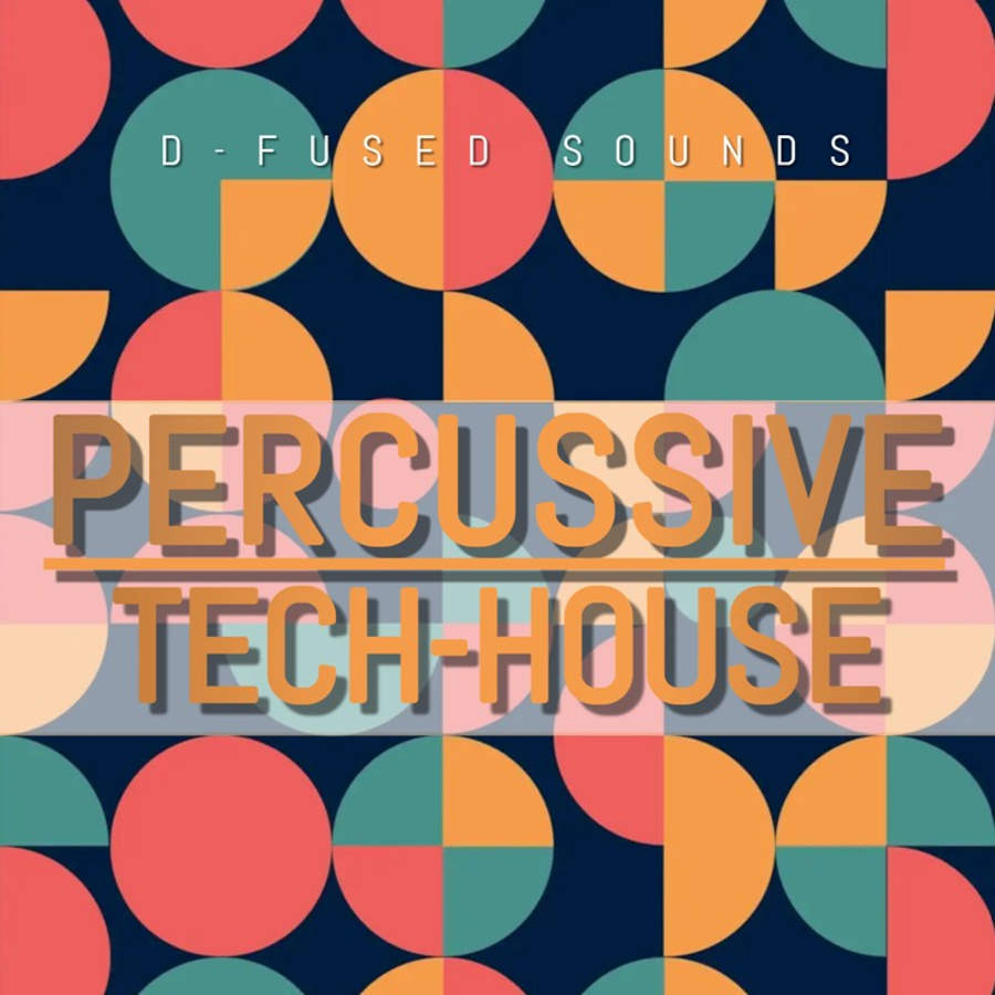 D-Fused Sounds - Percussive Tech-House Sample Packs Software GUI Artwork