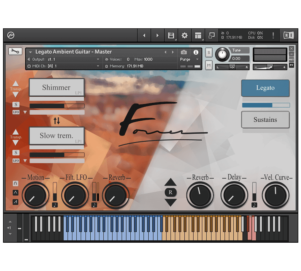 Ambient guitar shop