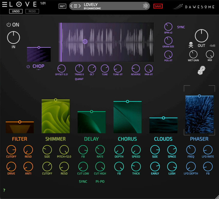Dawesome - Love FX Plugins & FX Software GUI Artwork