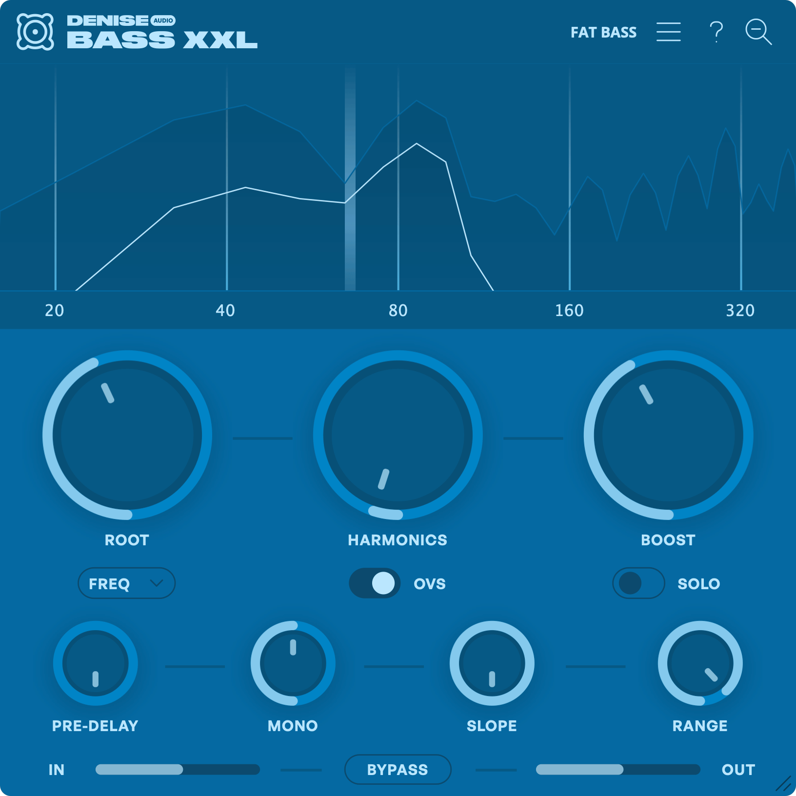 Denise Audio - Bass XXL Plugins & FX Software GUI Artwork