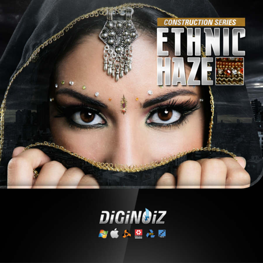 Diginoiz - Ethnic Haze Sample Packs Software GUI Artwork