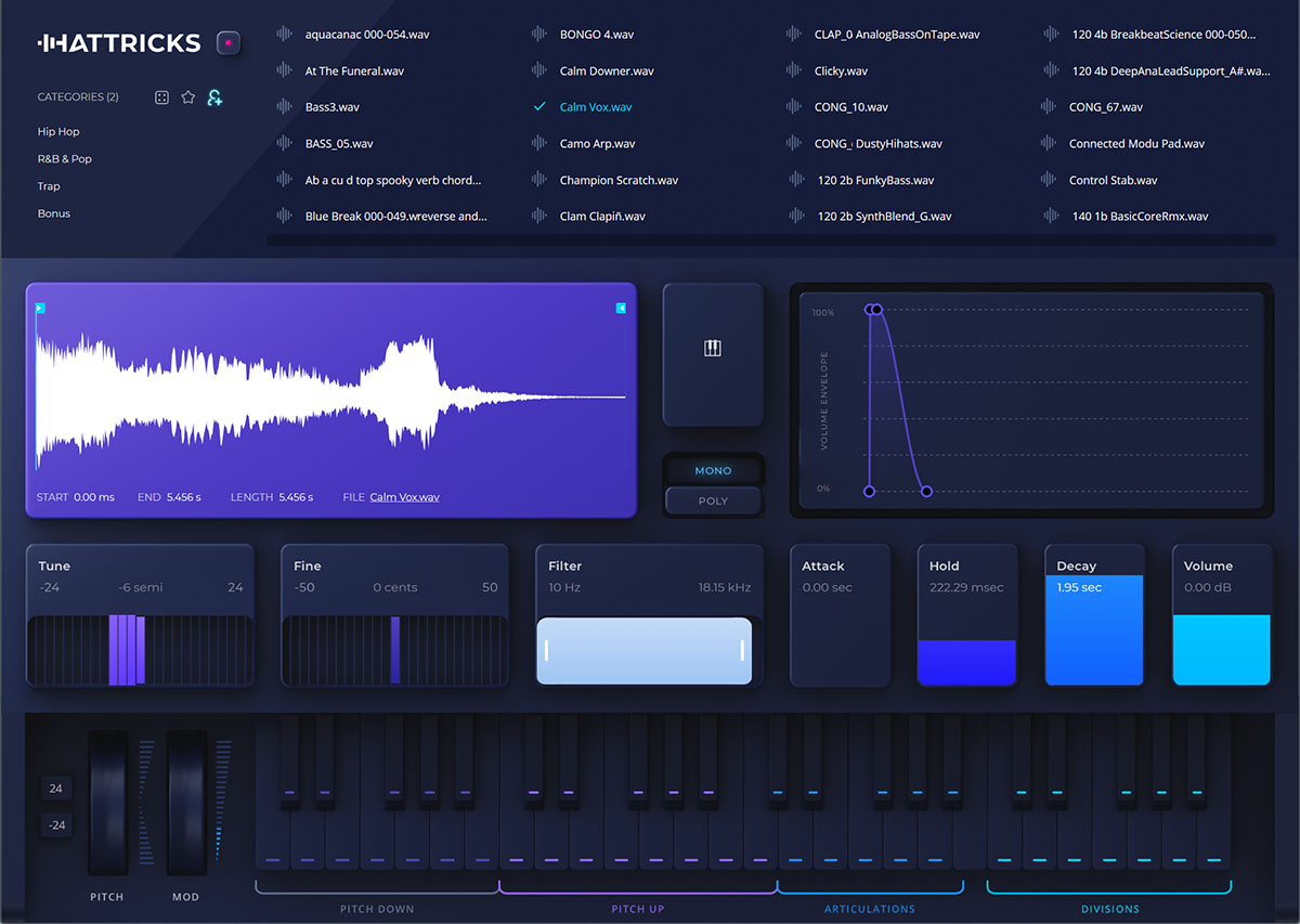 Diginoiz - Hattricks Plugins & FX Software GUI Artwork