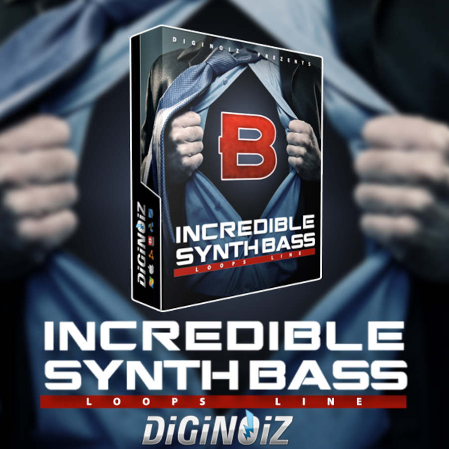 Diginoiz - Incredible Synth Bass Sample Packs Software GUI Artwork