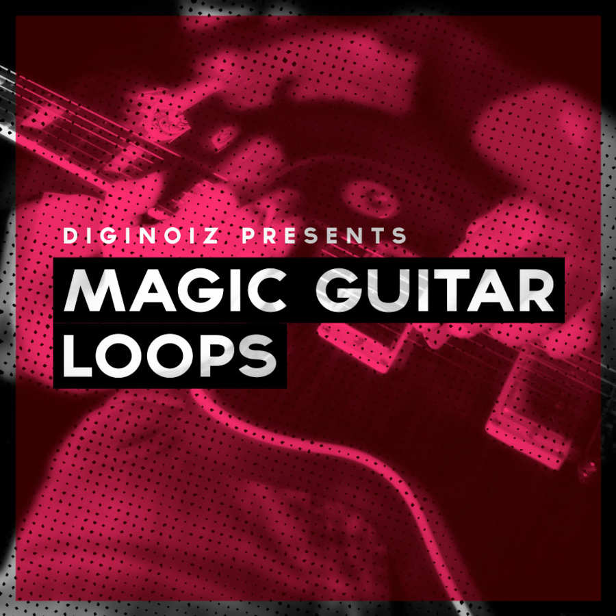 Diginoiz - Magic Guitar Loops Sample Packs Software GUI Artwork