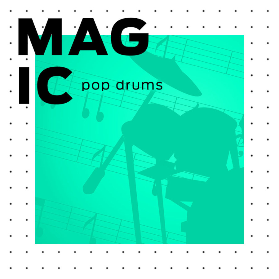Diginoiz - Magic Pop Drums Sample Packs Software GUI Artwork