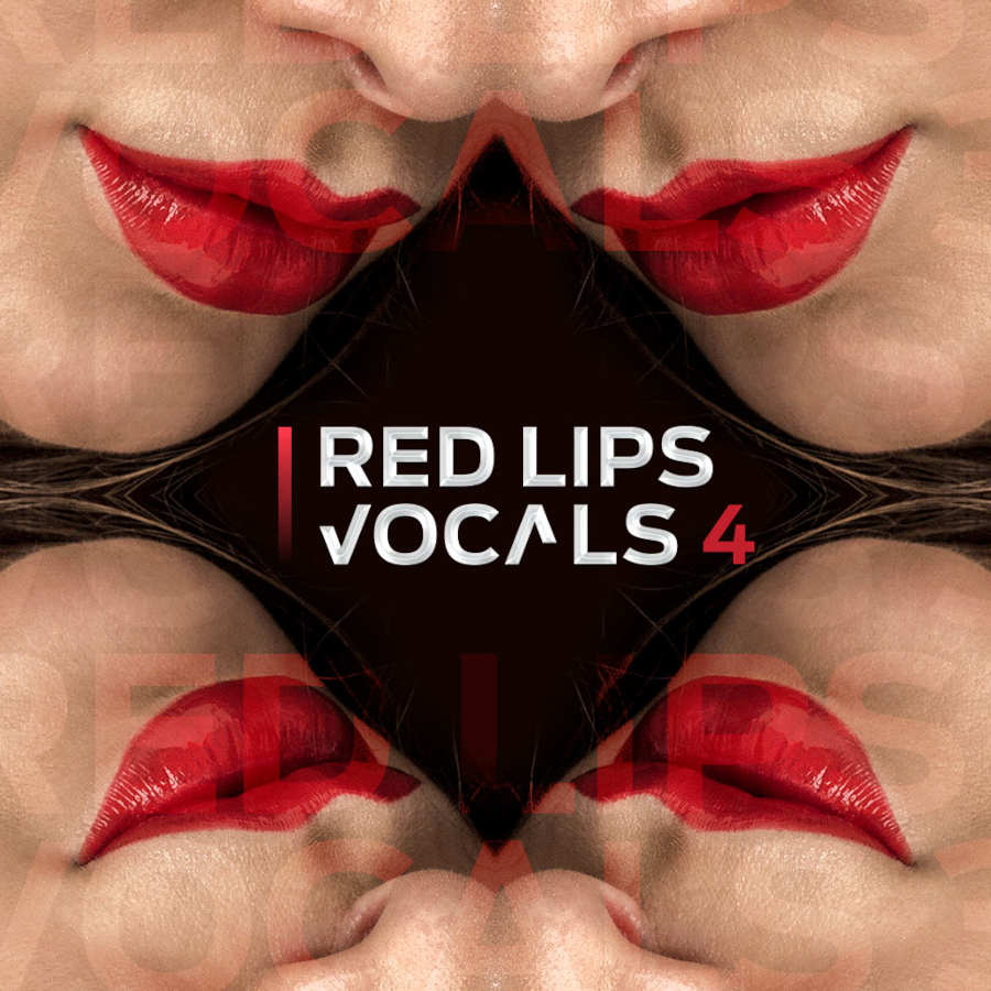 Diginoiz - Red Lips Vocals 4 Sample Packs Software GUI Artwork