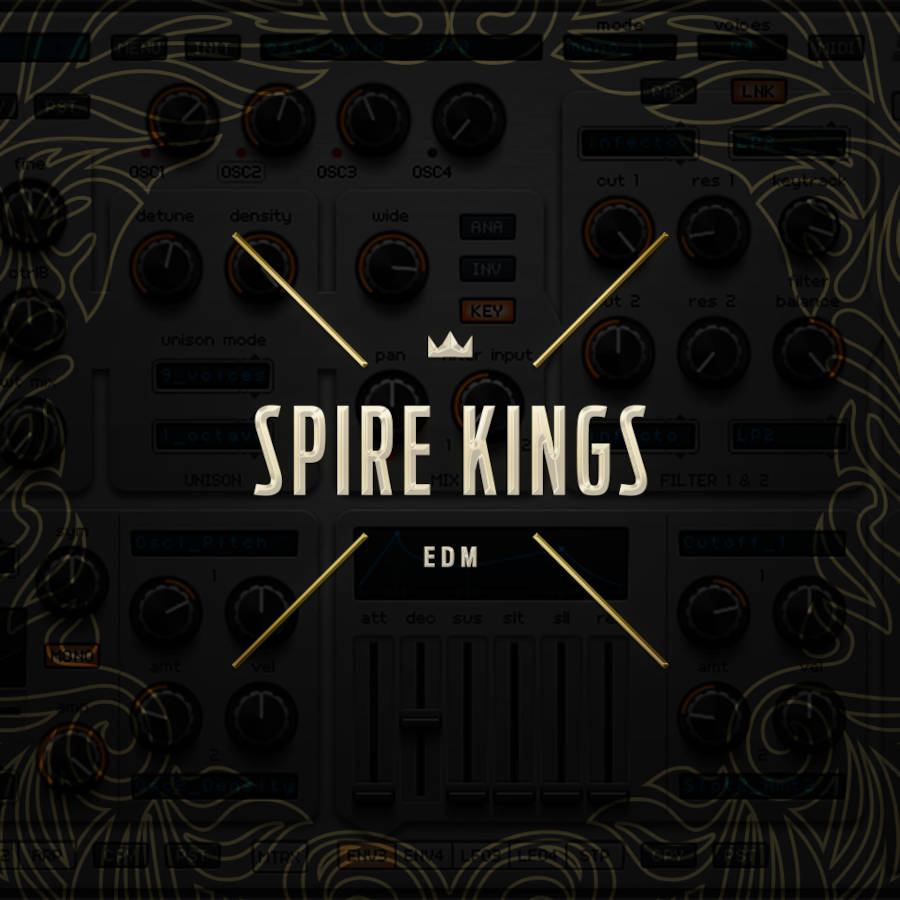 Diginoiz - Spire Kings - Edm Presets Software GUI Artwork