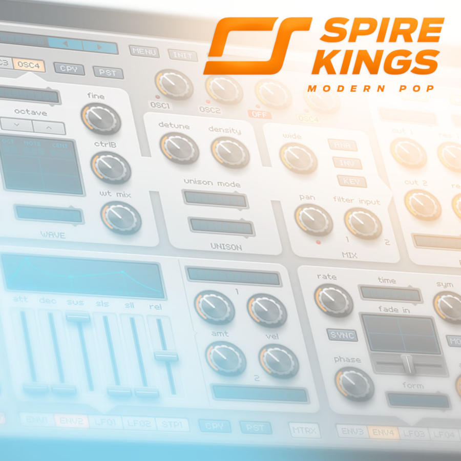 Diginoiz - Spire Kings - Modern Pop Presets Software GUI Artwork