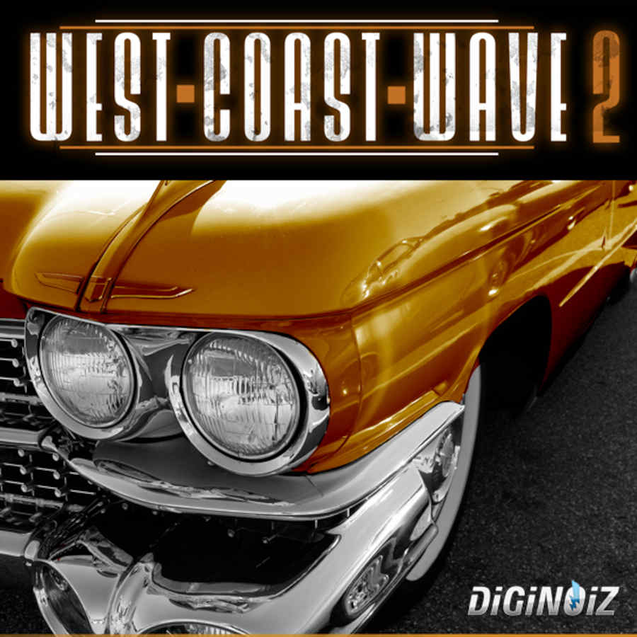 Diginoiz - West Coast Wave 2 Sample Packs Software GUI Artwork