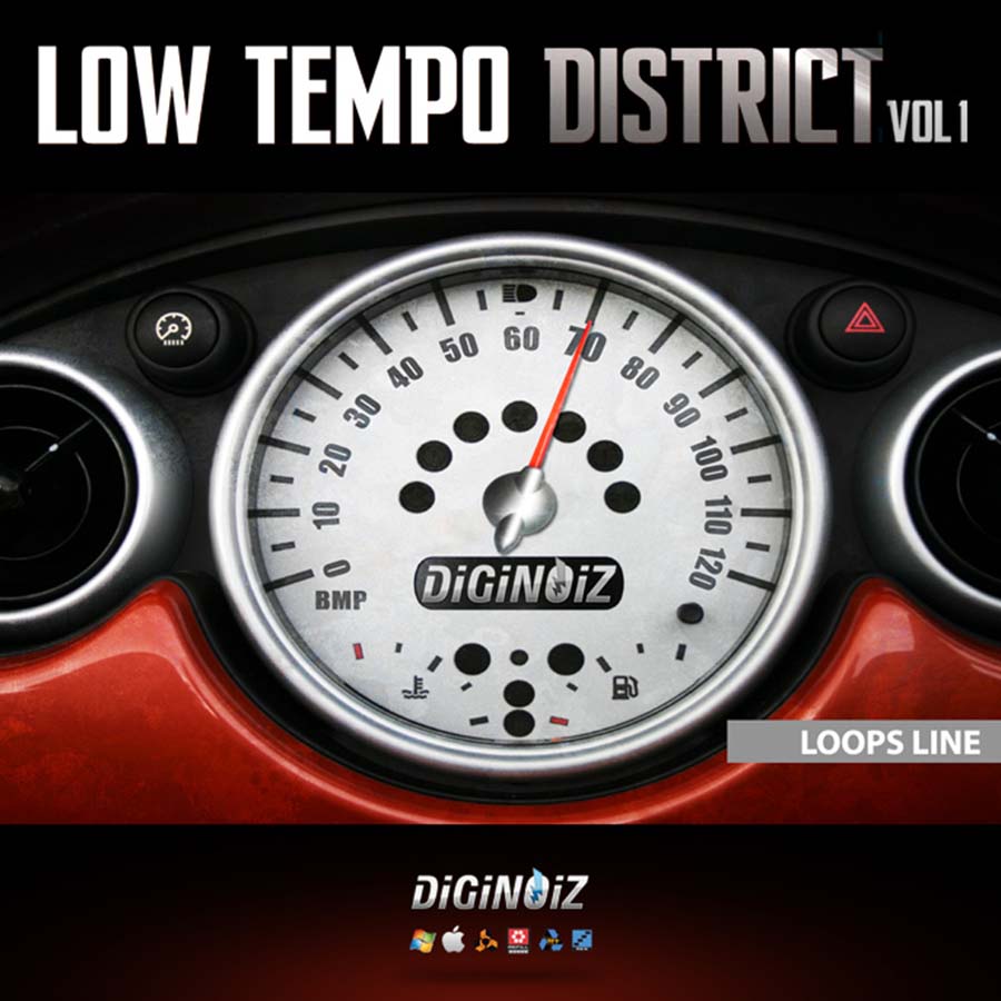 Diginoiz - Low Tempo District Sample Packs Software GUI Artwork
