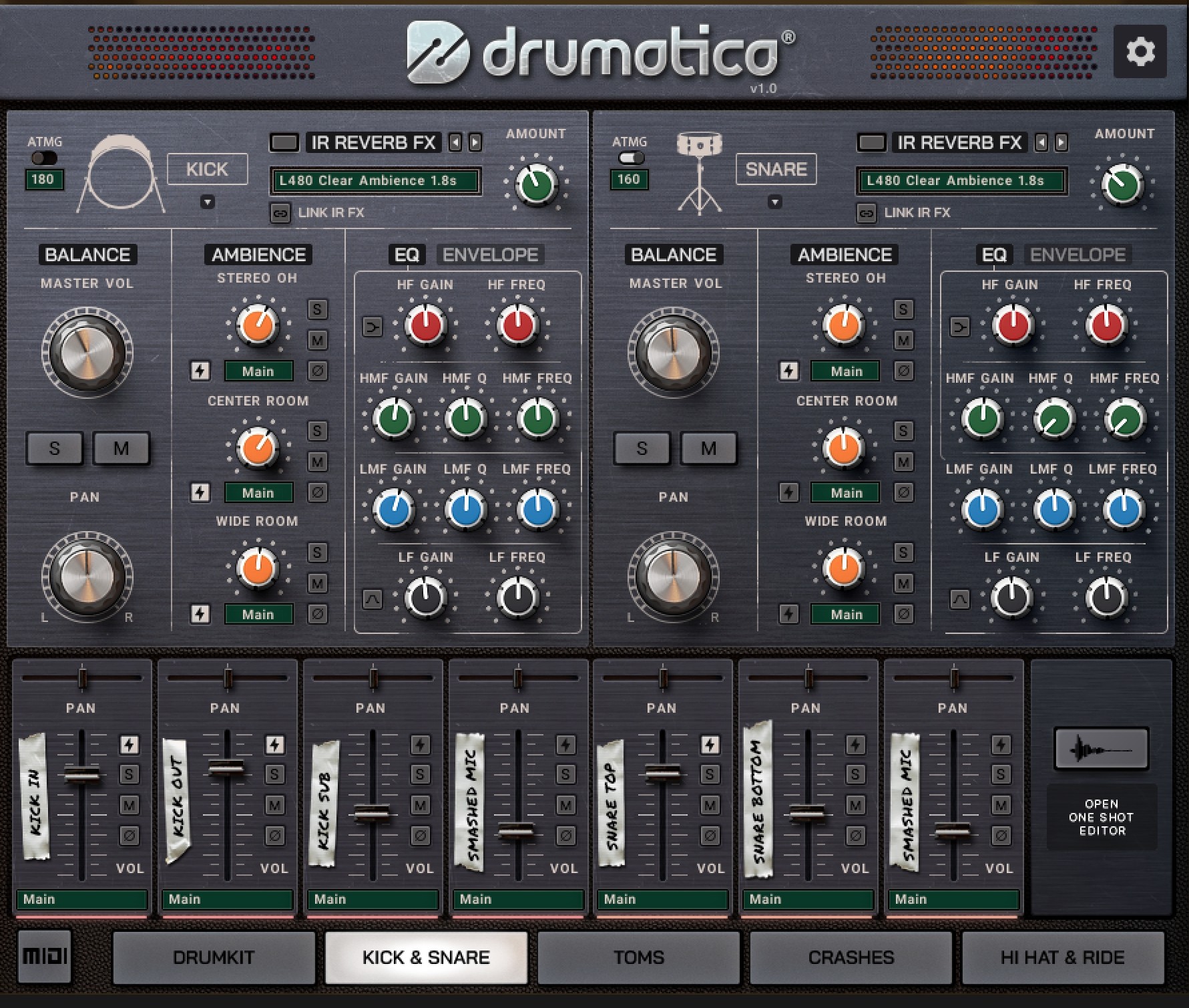 Drumatica - Black Oyster Drum Kit Screenshot 2