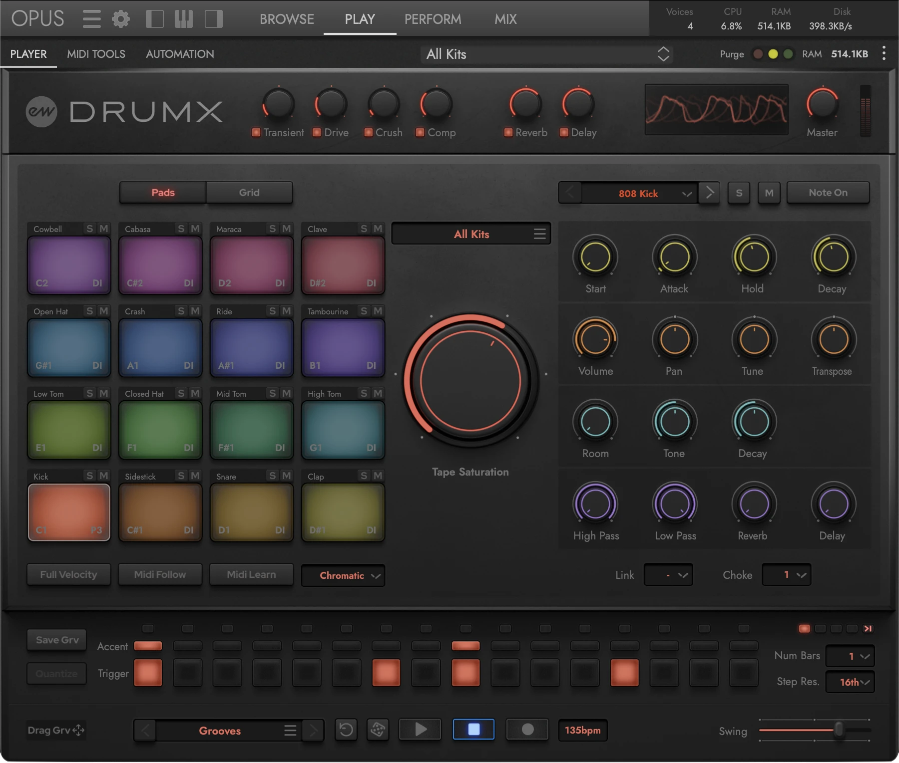EastWest Sounds - DrumX Screenshot 2