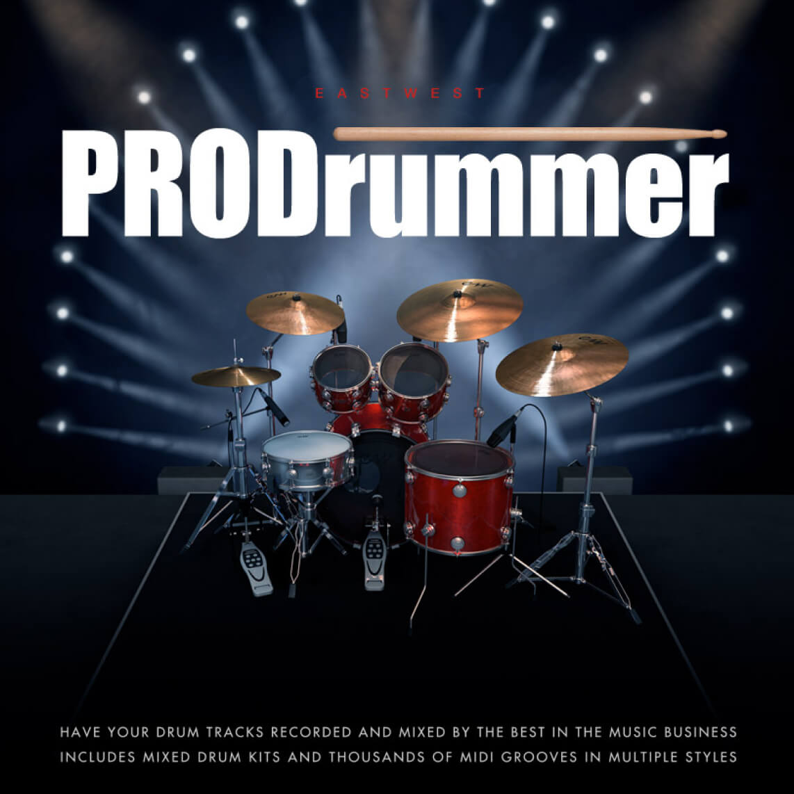 EastWest Sounds - ProDrummer Volumes 1 & 2 Bundle Plugins & FX Software GUI Artwork