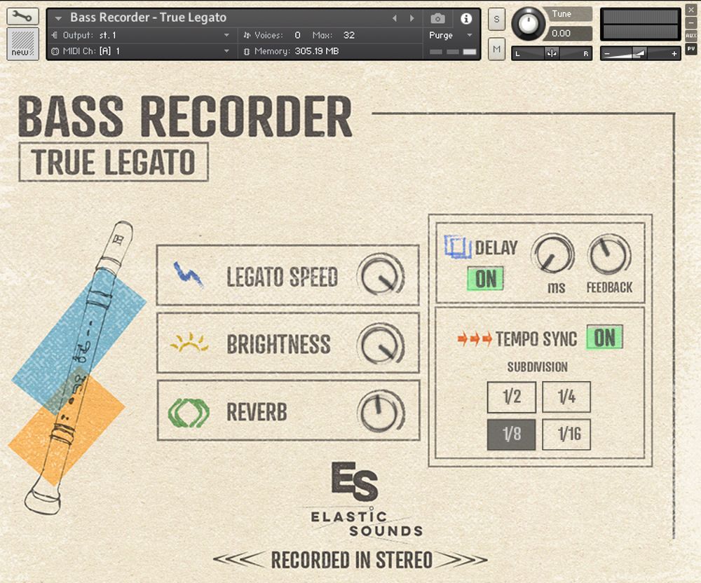 Elastic Sounds - Bass Recorder Screenshot 2