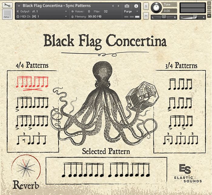 Elastic Sounds - Black Flag Concertina Screenshot 2