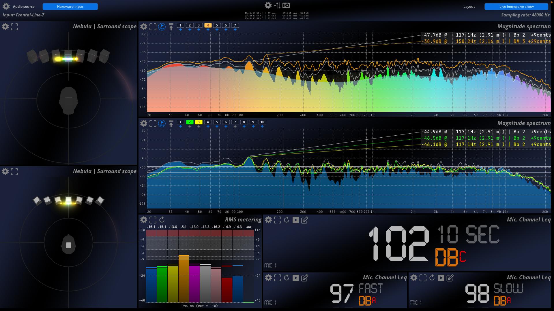 Flux Audio - MiRA Live Plugins & FX Software GUI Artwork