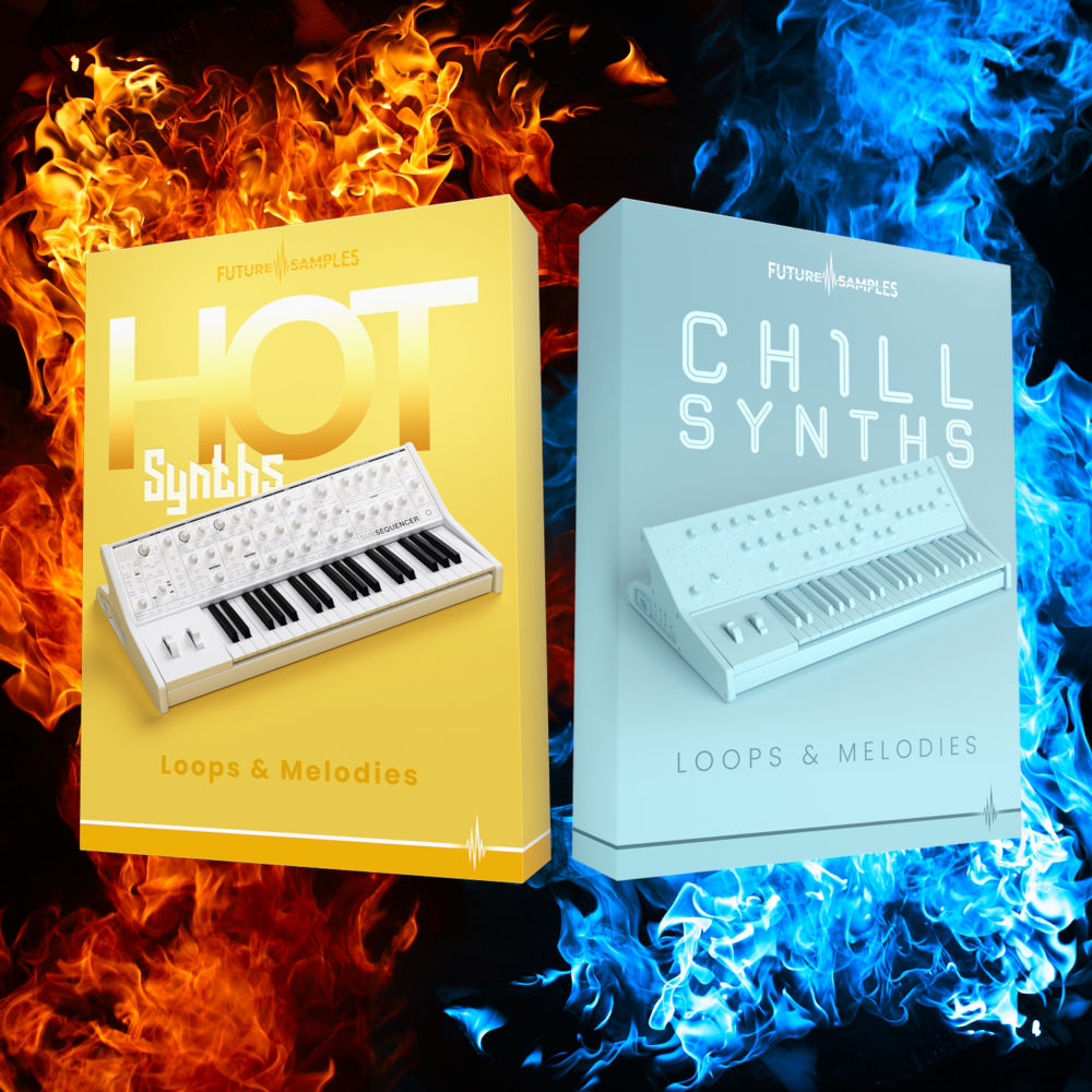 Future Samples - Fire & Ice Bundle Sample Packs Software GUI Artwork