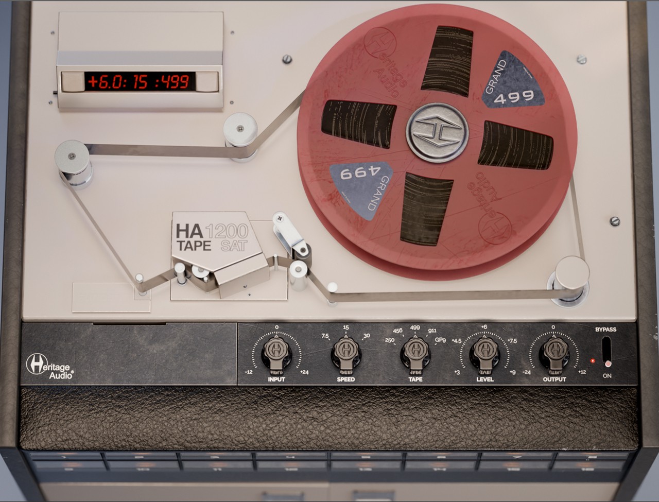 Heritage Audio - HA 1200 TapeSat Plugins & FX Software GUI Artwork