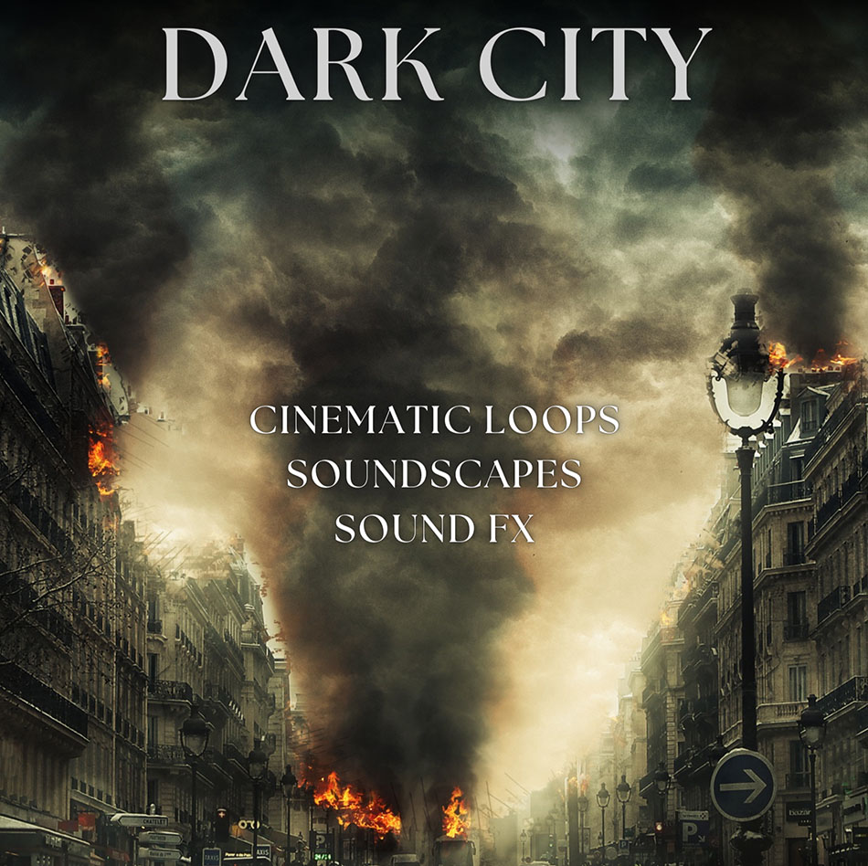 Hollywood Audio Design - Dark City 1 Sample Packs Software GUI Artwork