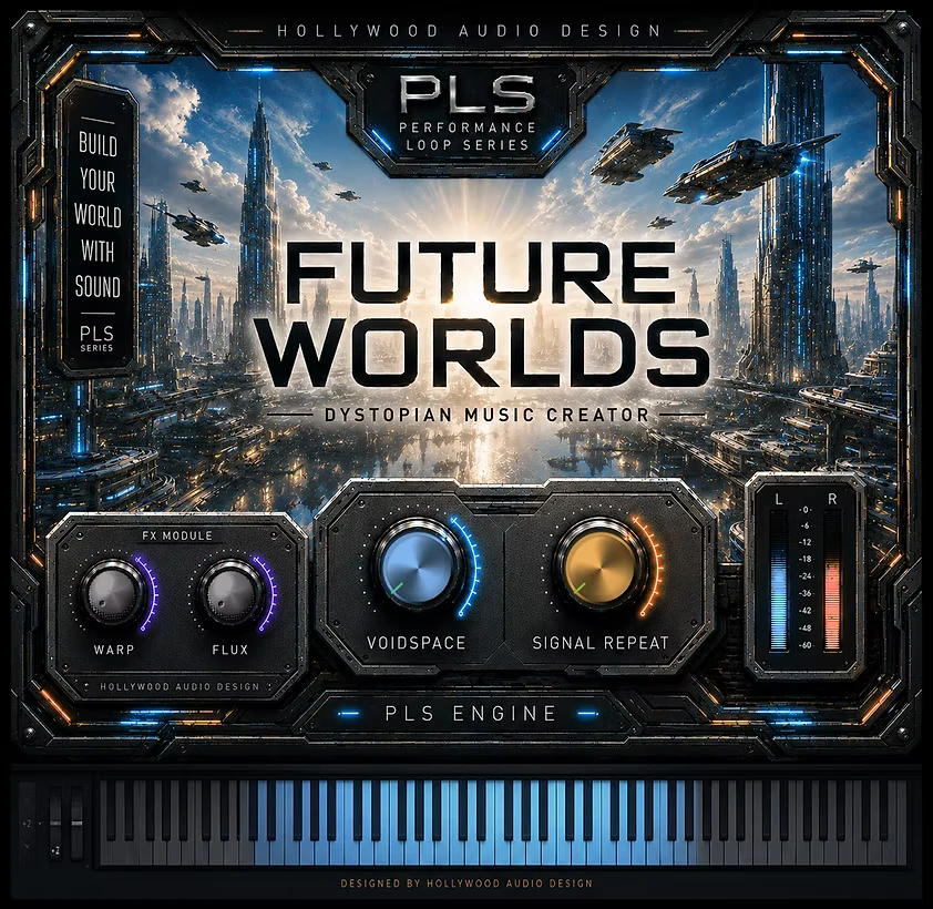 Hollywood Audio Design - Future Worlds Kontakt Instruments Software GUI Artwork