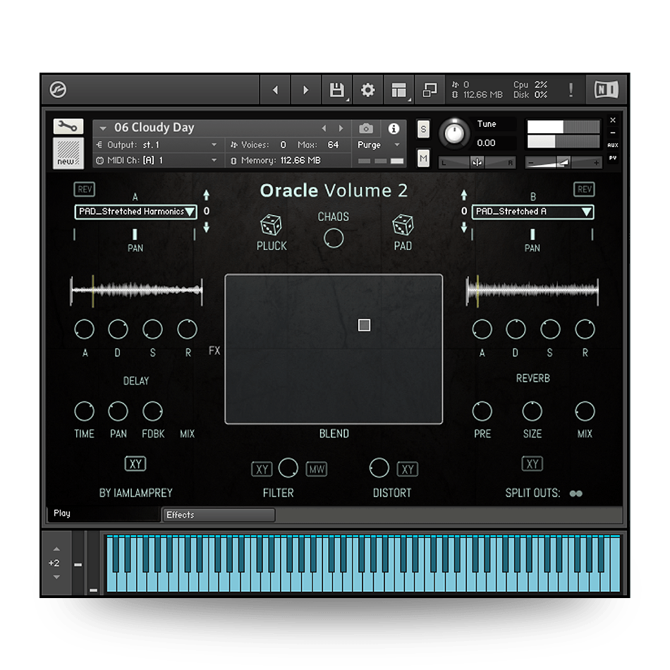 Iamlamprey - Oracle Vol 2 Kontakt Instruments Software GUI Artwork