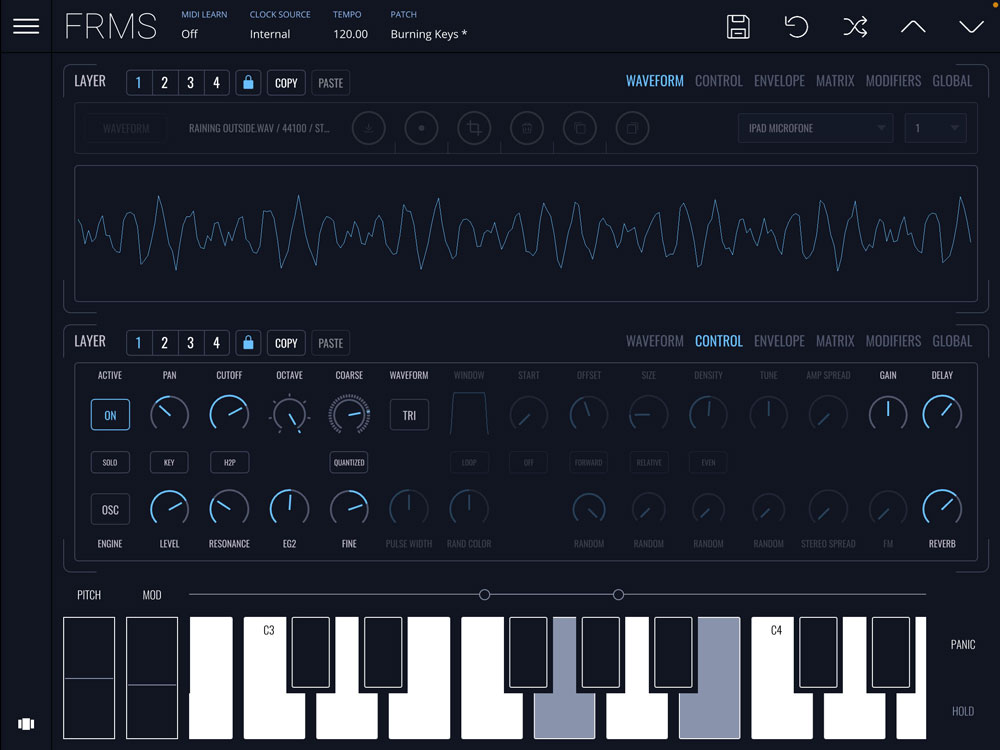 Imaginando - FRMS - Granular Synthesizer Screenshot 2