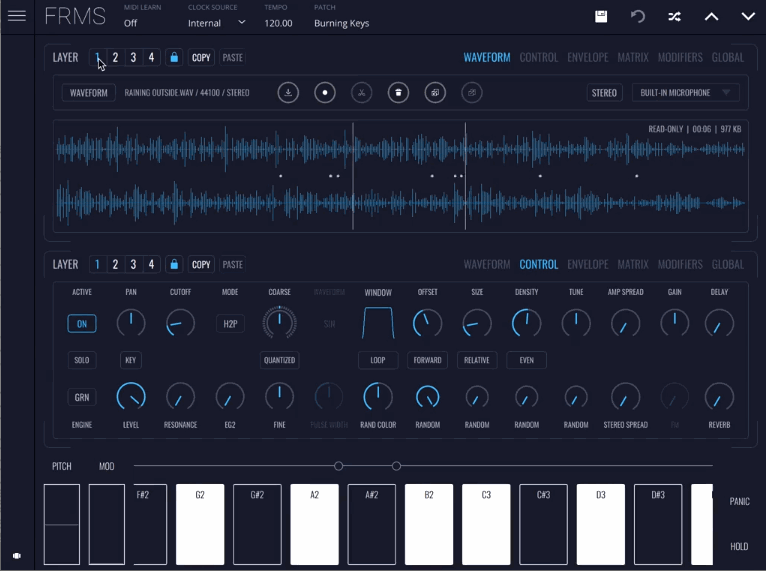 Imaginando - FRMS - Granular Synthesizer Screenshot 4