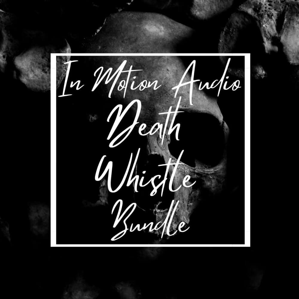 In Motion Audio - Death Whistle Bundle Sample Packs Software GUI Artwork