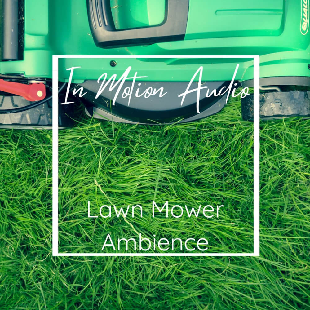 In Motion Audio - Lawn Mower Ambience Sample Packs Software GUI Artwork
