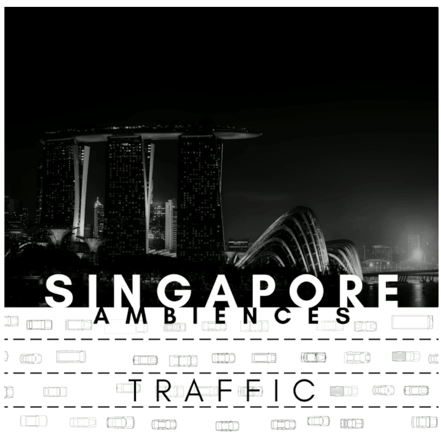 IX Sound - Singapore Ambiences - Traffic Sample Packs Software GUI Artwork