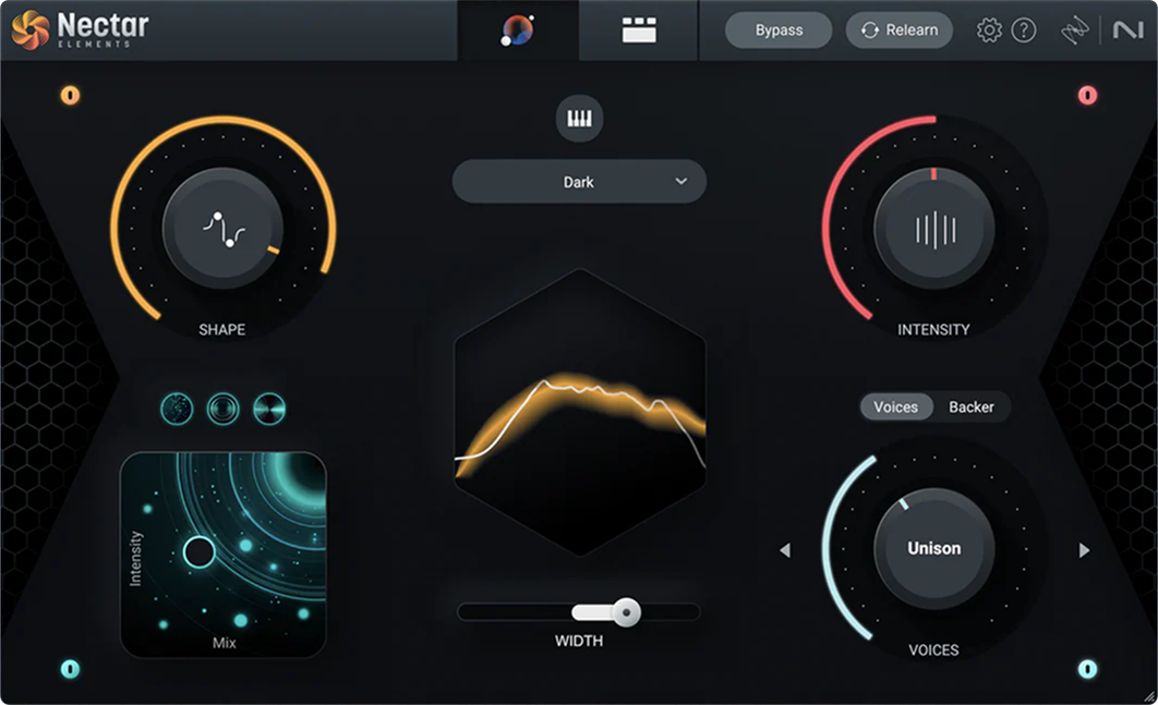 Izotope - Nectar 4 Elements Plugins & FX Software GUI Artwork
