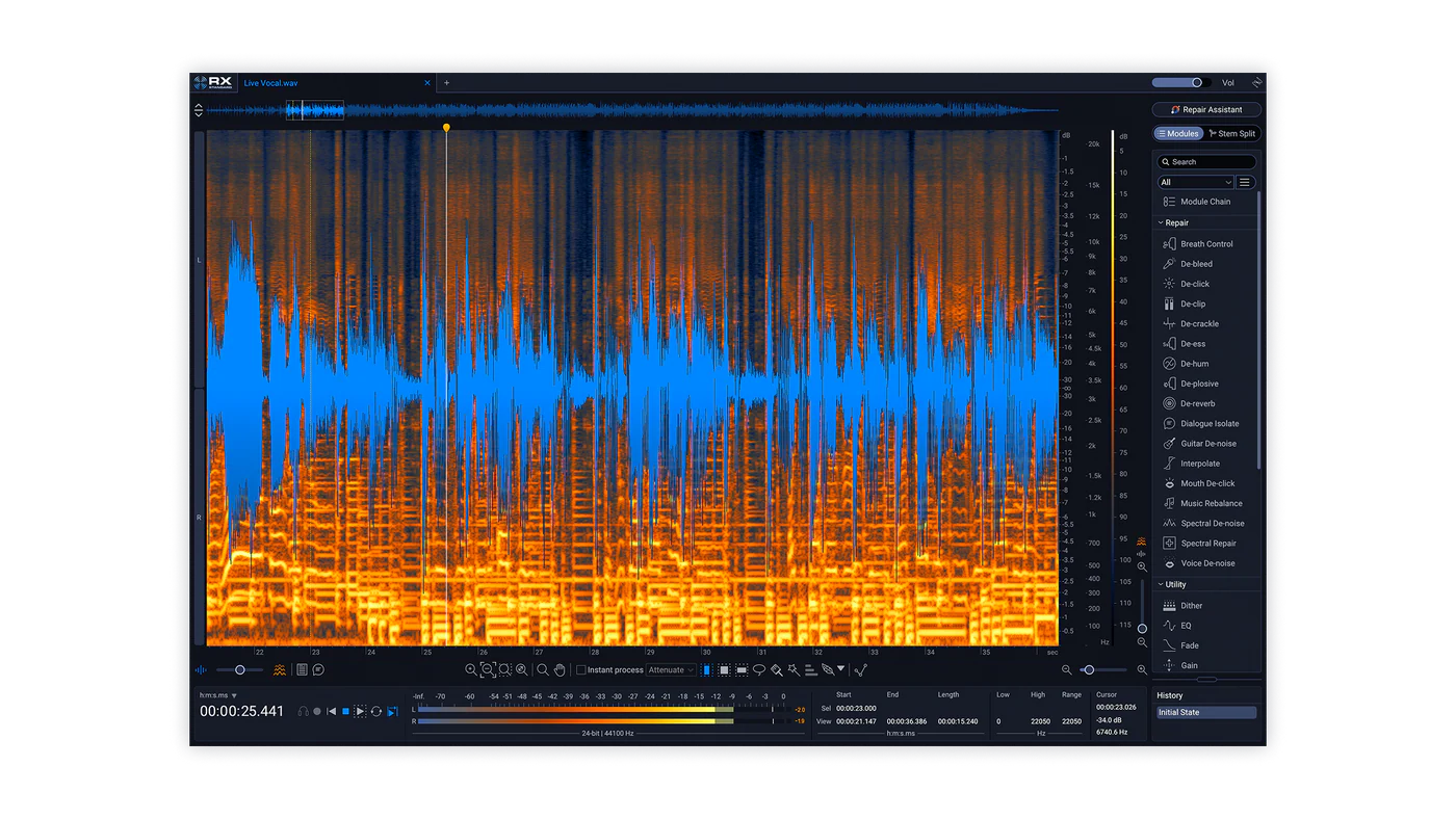 Izotope - RX 12 Standard Plugins & FX Software GUI Artwork