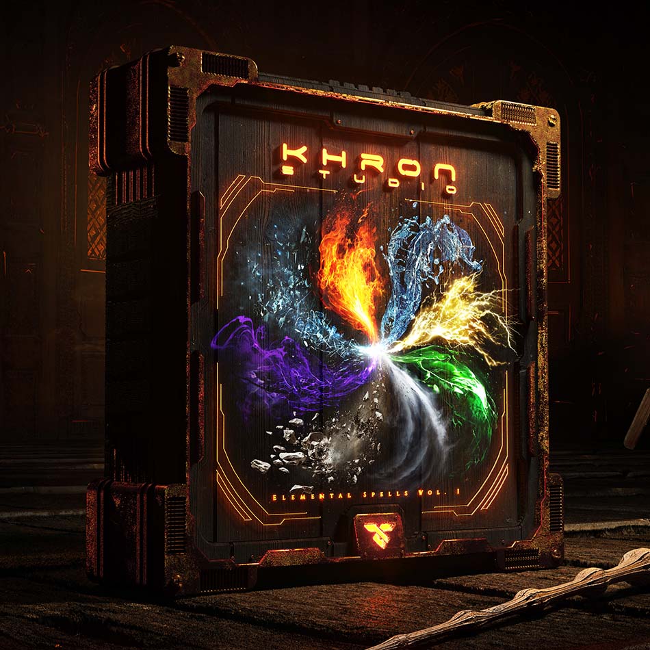Khron Studio - Elemental Spells Vol 1 Sample Packs Software GUI Artwork
