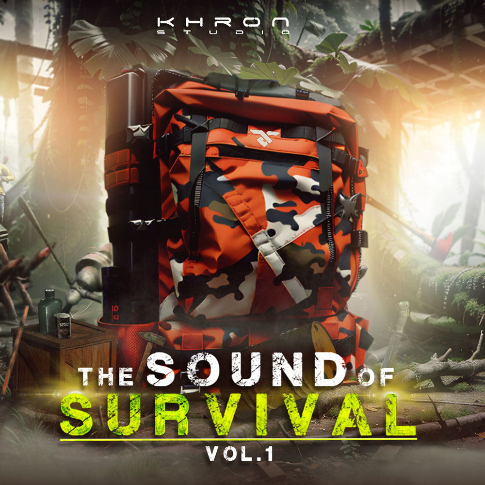 Khron Studio - The Sound of Survival Sample Packs Software GUI Artwork