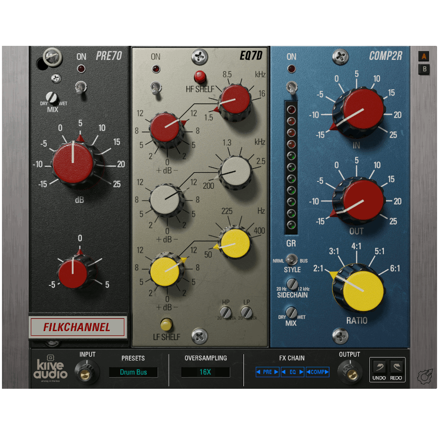 Kiive Audio - FilkChannel Strip Plugins & FX Software GUI Artwork