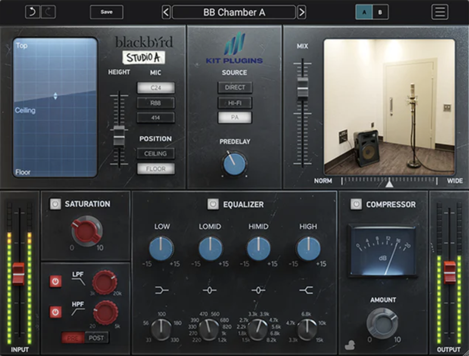 Kit Plugins - BB Chamber A Plugins & FX Software GUI Artwork