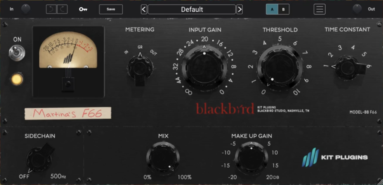 Kit Plugins - BB F66 F67 Compressors Plugins & FX Software GUI Artwork