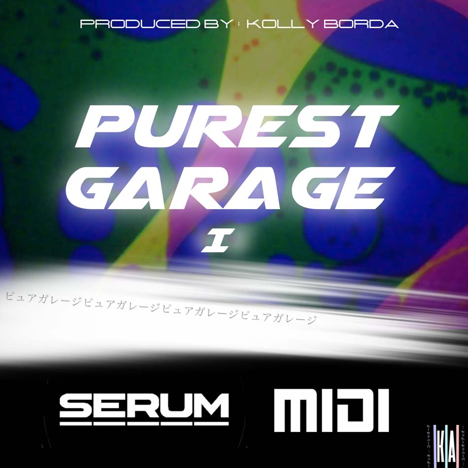 Kosha Audio - Purest Garage Serum Presets & MIDI Presets Software GUI Artwork