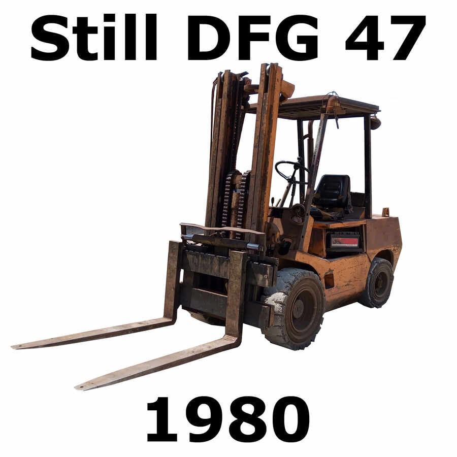 Krampfstadt Studio - Still DFG 47 1980 forklift Sample Packs Software GUI Artwork