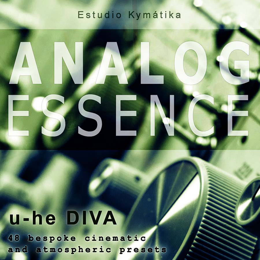 Kymátika - Analog Essence - Diva Presets Software GUI Artwork