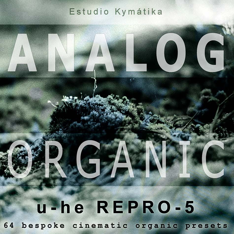 Kymátika - Analog Organic - Repro-5 Presets Software GUI Artwork